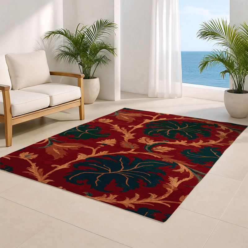 Tapis d'intérieur et d'extérieur brun français, Rectangulaire 2 pi x 3 pi