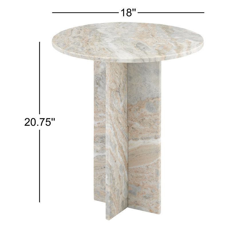 Harmon Marble End Table