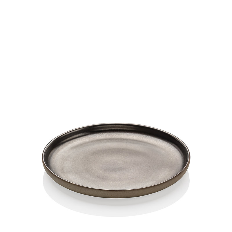 Gourmet plate 24 cm Joyn Stoneware - Spark, in Grey