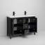 Ensemble meuble-lavabo simple de 122 cm avec lavabo en résine SMC