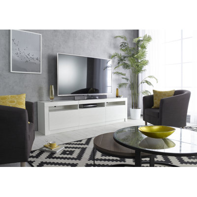 Meuble télé 78 po avec lumières pour téléviseurs de 90 po ou moins