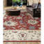 Tapis rouille et beige noué à la main de haute qualité