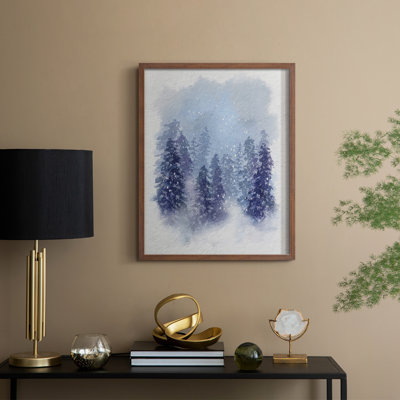 Driven Snow II Framed Print - Solid Wood