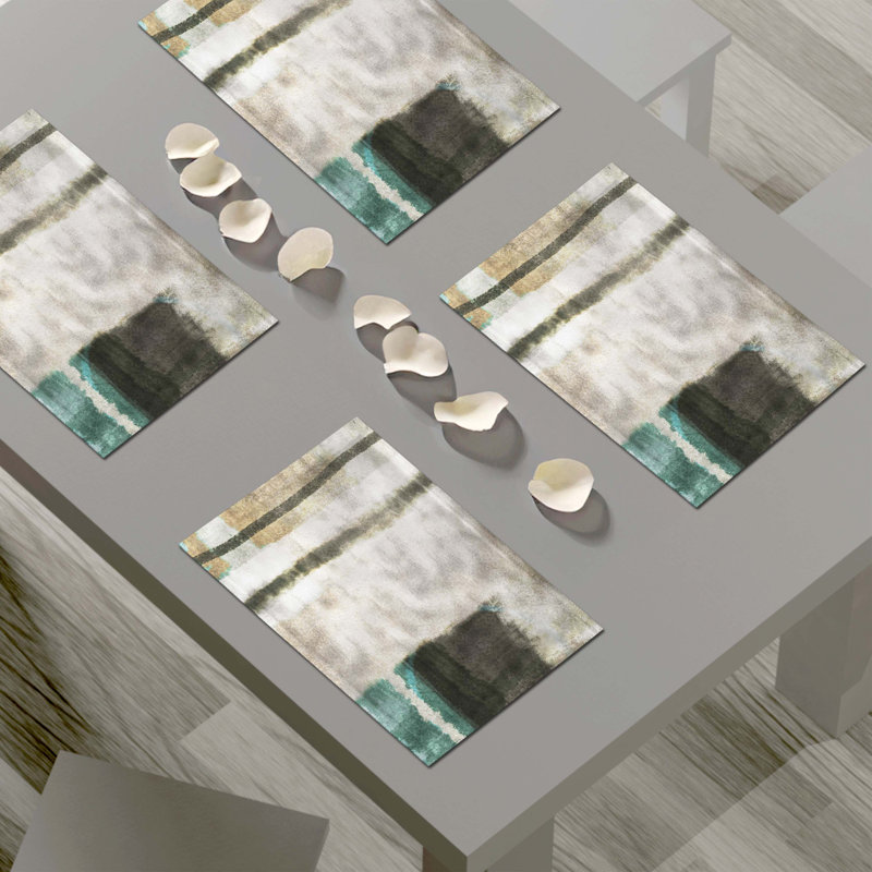 Napperon abstrait en polyester