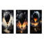 «Dark Balloon Mystery Journey», ensemble de 4 reproductions d'art sur toile-1182142897-1182142898