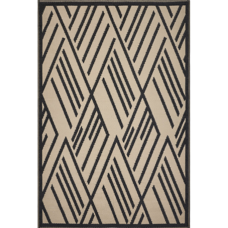Geometric Indoor / Outdoor Rug, Rectangle 6' x 9'