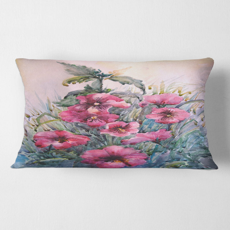 Floral Throw Pillow