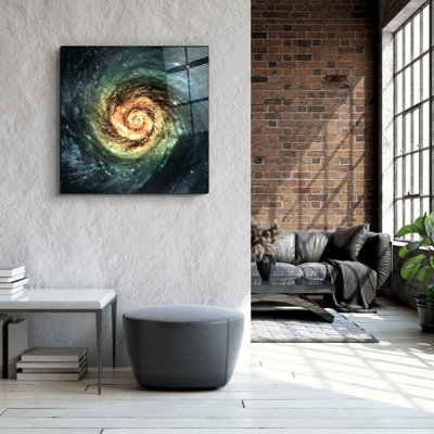 Superbe peinture décorative en verre trempé 23,6 po x 23,6 po | 100% verre trempé, épaisseur: 0,16 pouce | Impression UV pour des couleurs éclatantes | Art mural parfait pour la décoration de la maison ou du bureau, design moderne et élégant