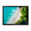 Vue aérienne de la plage tropicale turquoise IV - reproduction sur toile