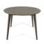 Table de salle à manger en bois 48,59 po, gris, pièce d'extérieur classique gris moderne 48,59 po, design chic-1399627278-1399627279