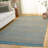 Natural Fiber 123 Hand Woven 50% Jute; 50% Cotton Geometric Shapes Rug-1925986257