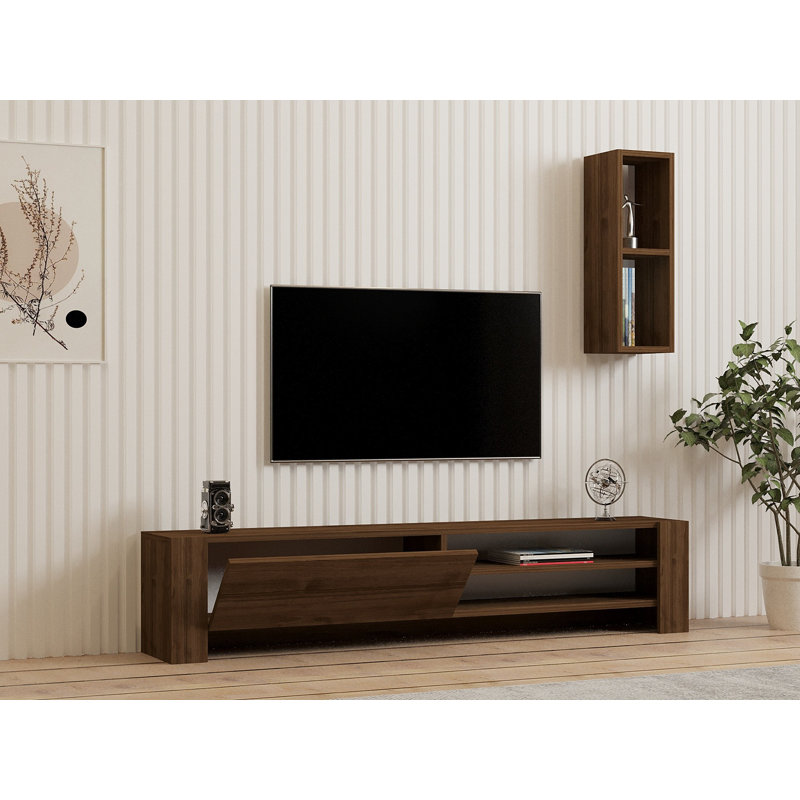 Keikei Unfinished TV Stand for TVs up to 65"