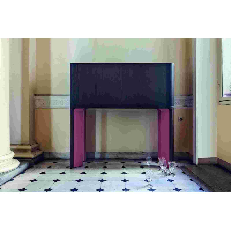 Acro-bat 55.1'' W Solid Wood Buffet, Natural Oak/American Walnut