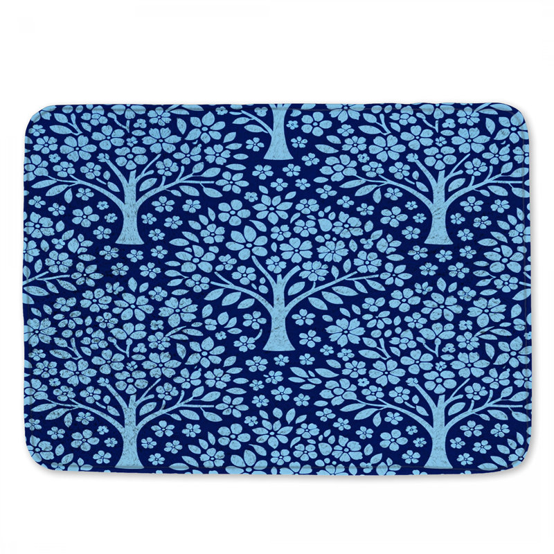 Tapis de bain Blue, 34in W x 21in L