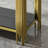 Aaradhya Wood Storage Console Table with Sturdy Metal Frame and Tempered Glass Top-1937490537-1924727481
