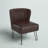 Euclid Faux Leather Chair With Metal Base-1978972597