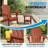 Oversized All-Weather Foldable Adirondack Chair with Cup Holder（Set of 2）-1144782327-1168729532
