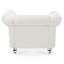 Fauteuil d'appoint d'intérieur avec revêtement clouté