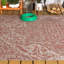 Tapis intérieur / extérieur rouge / taupe Truman-947498670