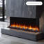 SimpliFire Triton Multi-View Smart Linear Electric Fireplace-119688969