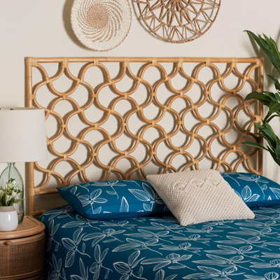 Blayklee Bali & Pari Kalcya Bohemian Natural Rattan Standalone Headboard