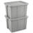 Plastic Storage Tote Container Bin with Lid