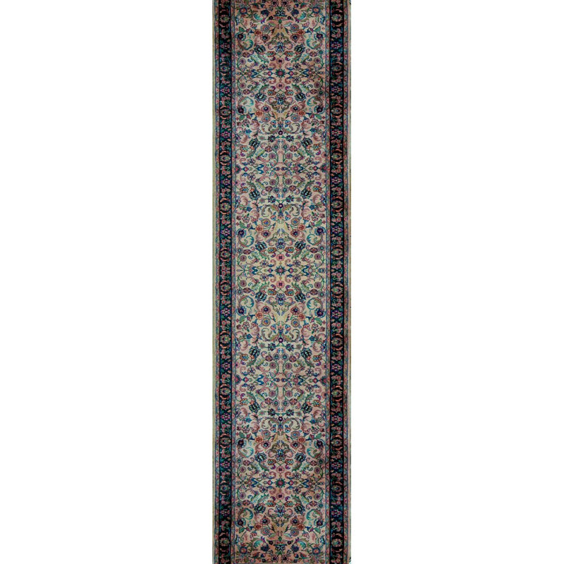 One-of-a-Kind 2'7" X 12'1" Hand Knotted Area Rug