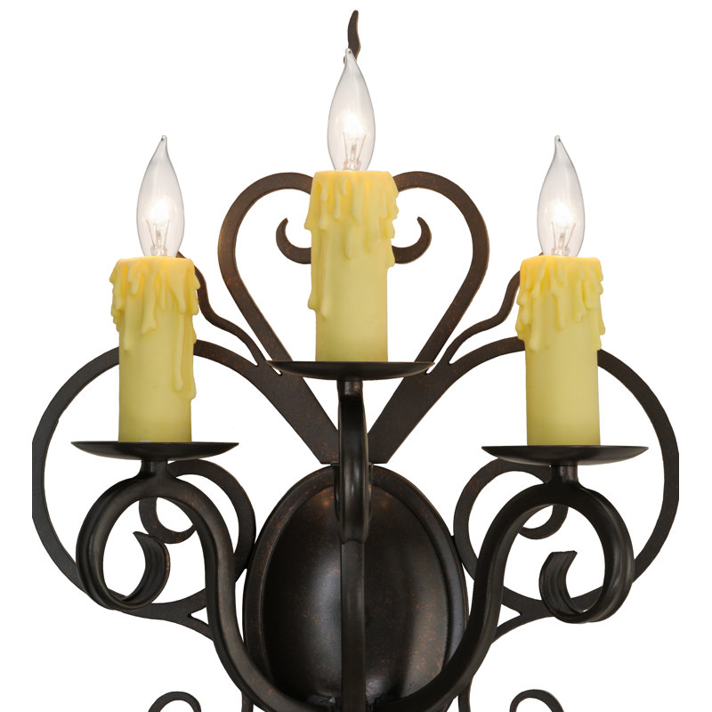 Kenna 3 - Light Candle Wall Light