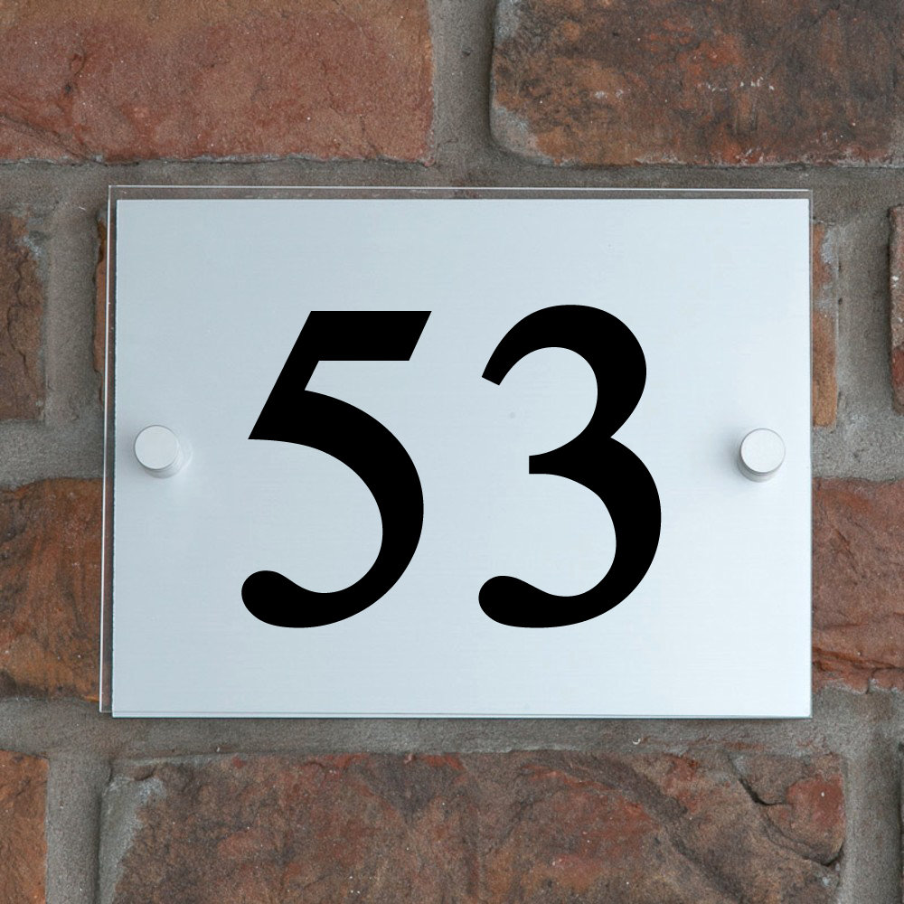 6in. Champy Surface/Flush Mount House Number