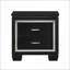 Table de chevet 2 tiroirs Glam