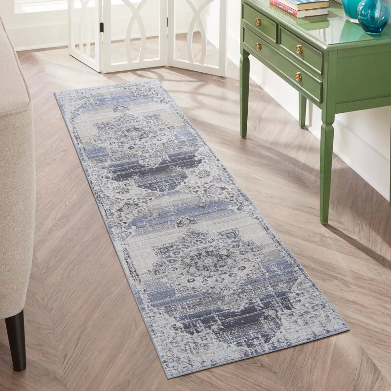 Oriental Indoor / Outdoor Rug, Runner 2'2" x 8'