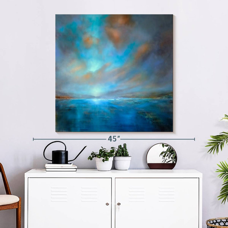 Blue Expanse, 33" H x 33" W