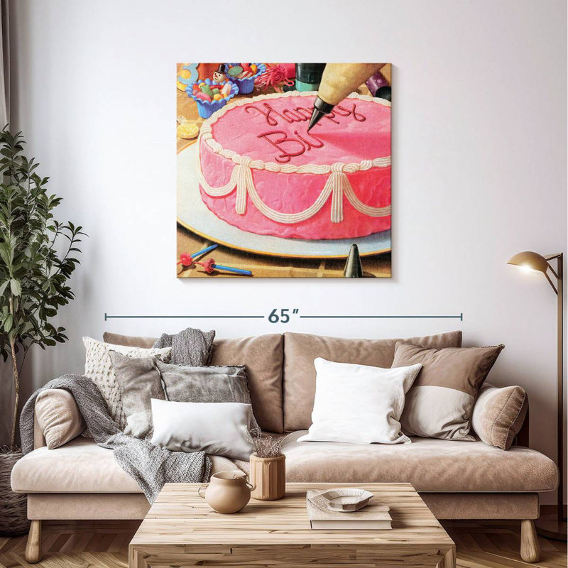 Yarlin Birthday Cake, 39" H x 39" W