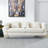 81 Inch Oversized 3 Seater Sectional Sofa, Living Room Comfort Fabric Sectional Sofa - Deep Seating Sectional Sofa, Soft Sitting With 3 Pillows For Living Room,Bedroom Teddy-969919027-957454731