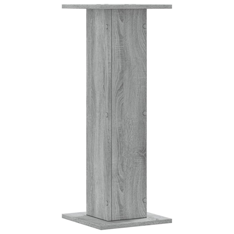 Speaker Stands 2 Pcs 11.8X11.8X31.5" Engineered Wood