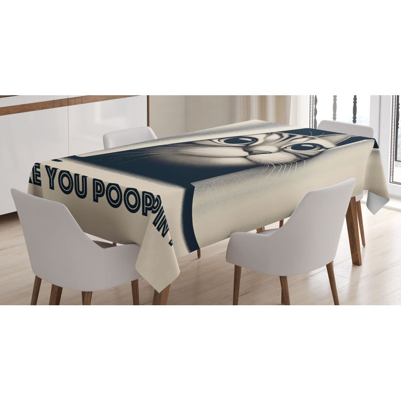 Jaxsyn Rectangle No Pattern Microfiber Tablecloth, 90" Rectangle