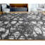 Tapis argent / beige noué à la main de haute qualité-70373392