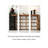 Grid Open Frame Solid Pine Console Table-2130040667