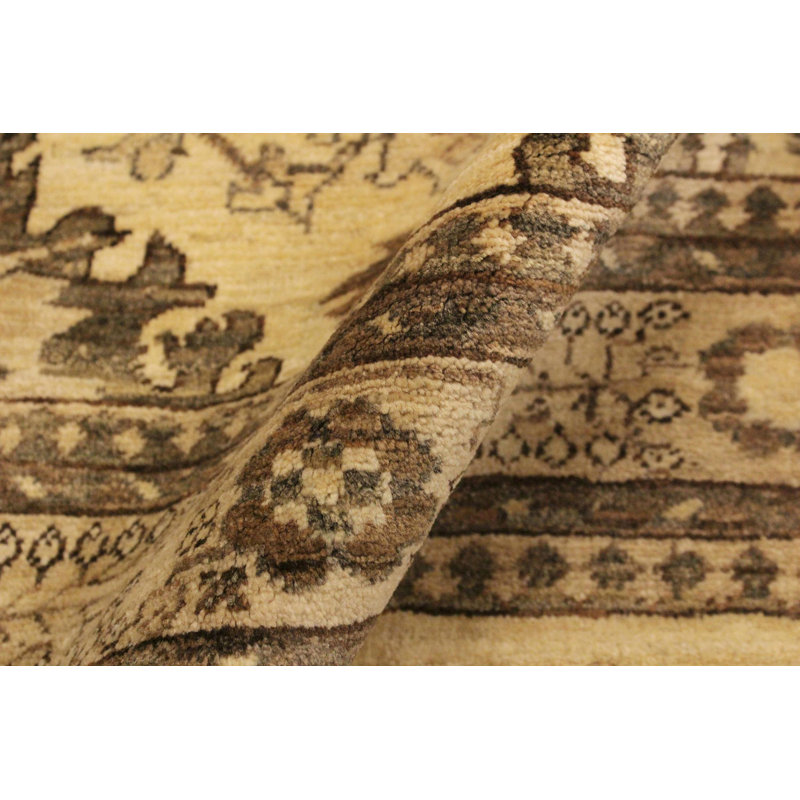 Tapis unique brun / crème de 3 pi 11 po x 5 pi 9 po par Arshs Fine Rugs