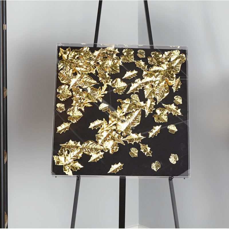 Glam Plants & Flowers Wall Decor on Resin