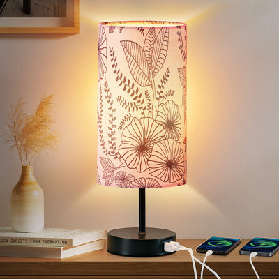 Lampe de table USB en métal Meader