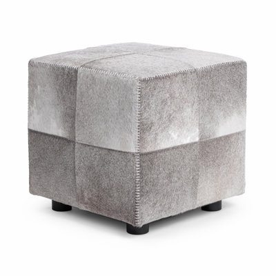 Landyn Square Ottoman Sparrow Gray