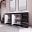 Meuble-lavabo sur pied avec lavabo en acrylique renforcé Verda-141552281