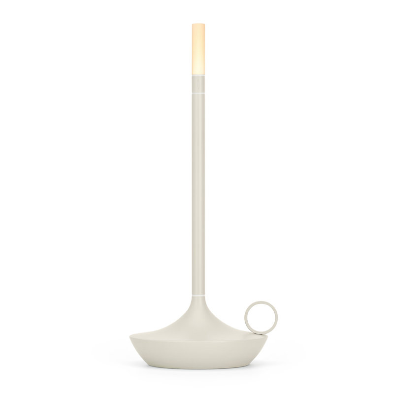 Mist Gray Cordless Rechargeable LED Table Lamp