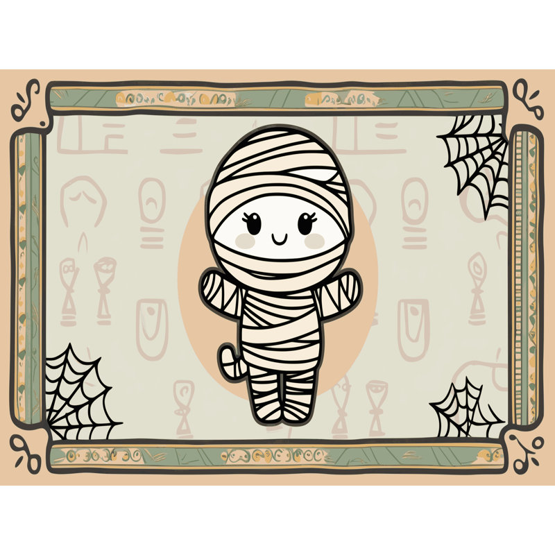 Tapis de vacances d'Halloween The Holiday Aisle®, Rectangulaire 8 pi x 12 pi