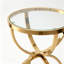 Table d'appoint moderne en verre à structure en anneau à 2 niveaux pour salon, chambre à coucher et bureau-1798210873-1798210875