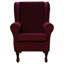 74cm Wide Tufted Velvet Wingback Chair-95847457