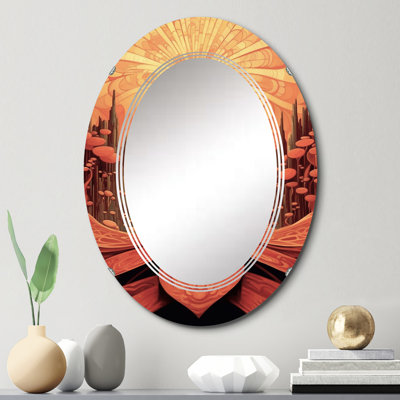 Villeta - Miroir mural moderne ovale