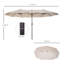 Brylan 460 cm W X 270 cm D Rectangular Market Parasol with Crank Lift-469623932