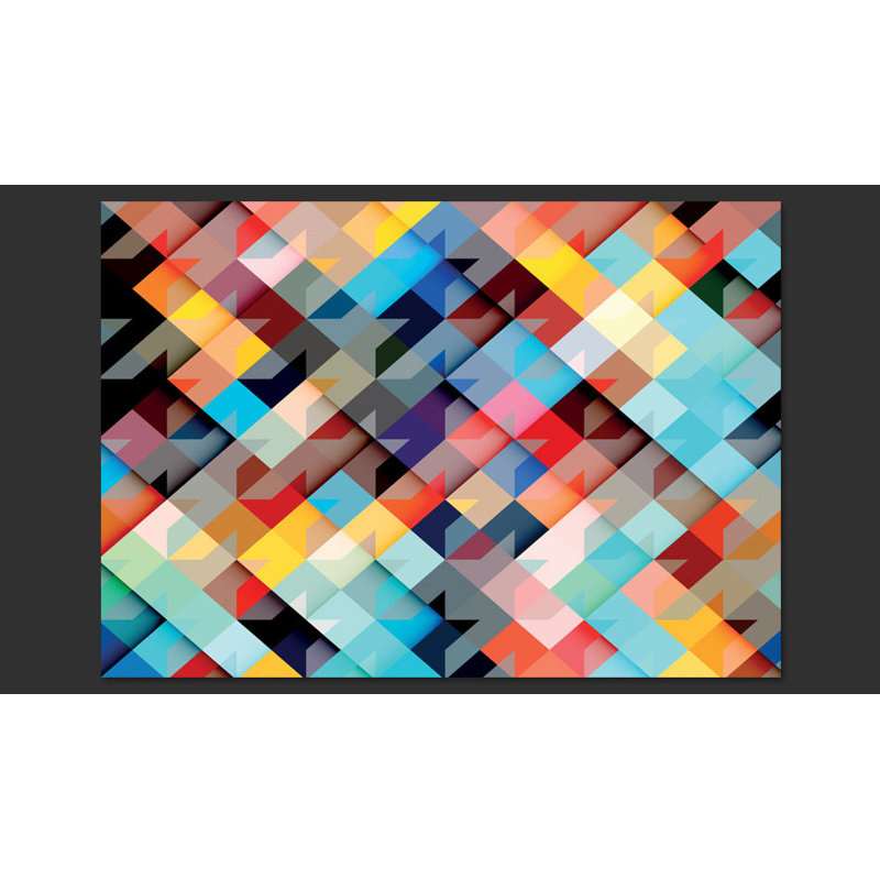 Colour Patchwork 2.80m x 400cm Wallpaper, 350 cm x 245 cm